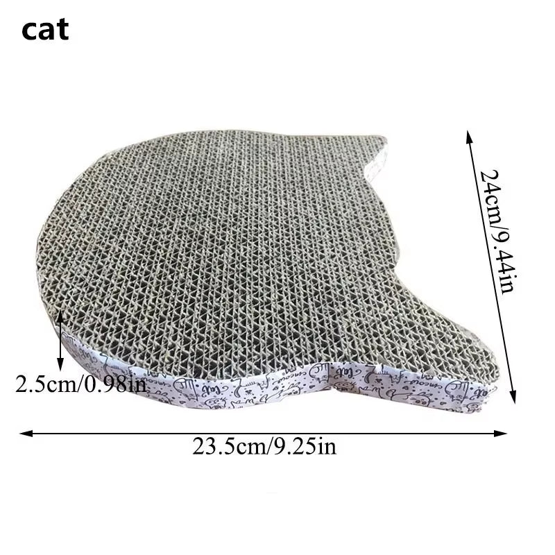 Cat Scratch Board Pad Wear-Resistant Scratching Posts Kitten Corrugated Paper Pad Cat Toys Grinding Nail Scraper Mat Pet Cat Toy