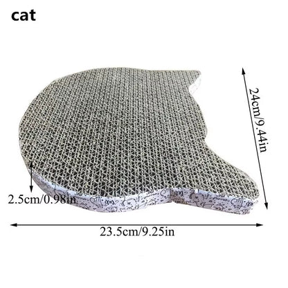 Cat Scratch Board Pad Wear-Resistant Scratching Posts Kitten Corrugated Paper Pad Cat Toys Grinding Nail Scraper Mat Pet Cat Toy