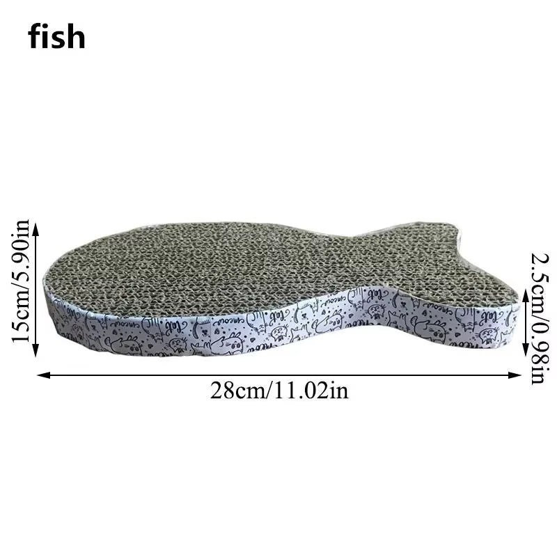 Cat Scratch Board Pad Wear-Resistant Scratching Posts Kitten Corrugated Paper Pad Cat Toys Grinding Nail Scraper Mat Pet Cat Toy